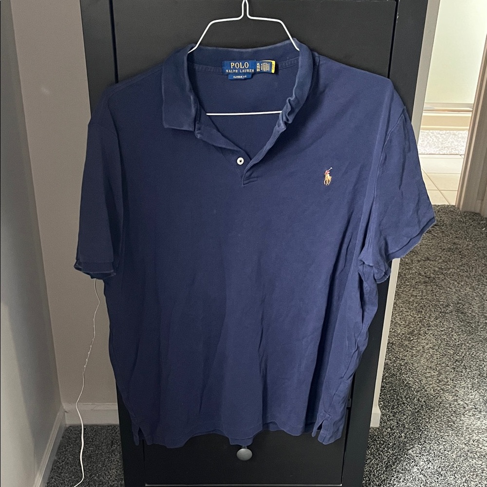 Polo by Ralph Lauren Men's Navy Polo Shirt